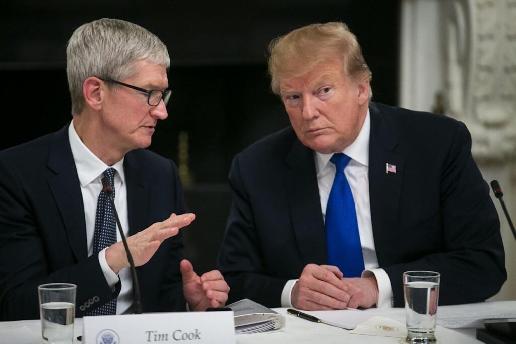 latest news india - trump vs iPhone