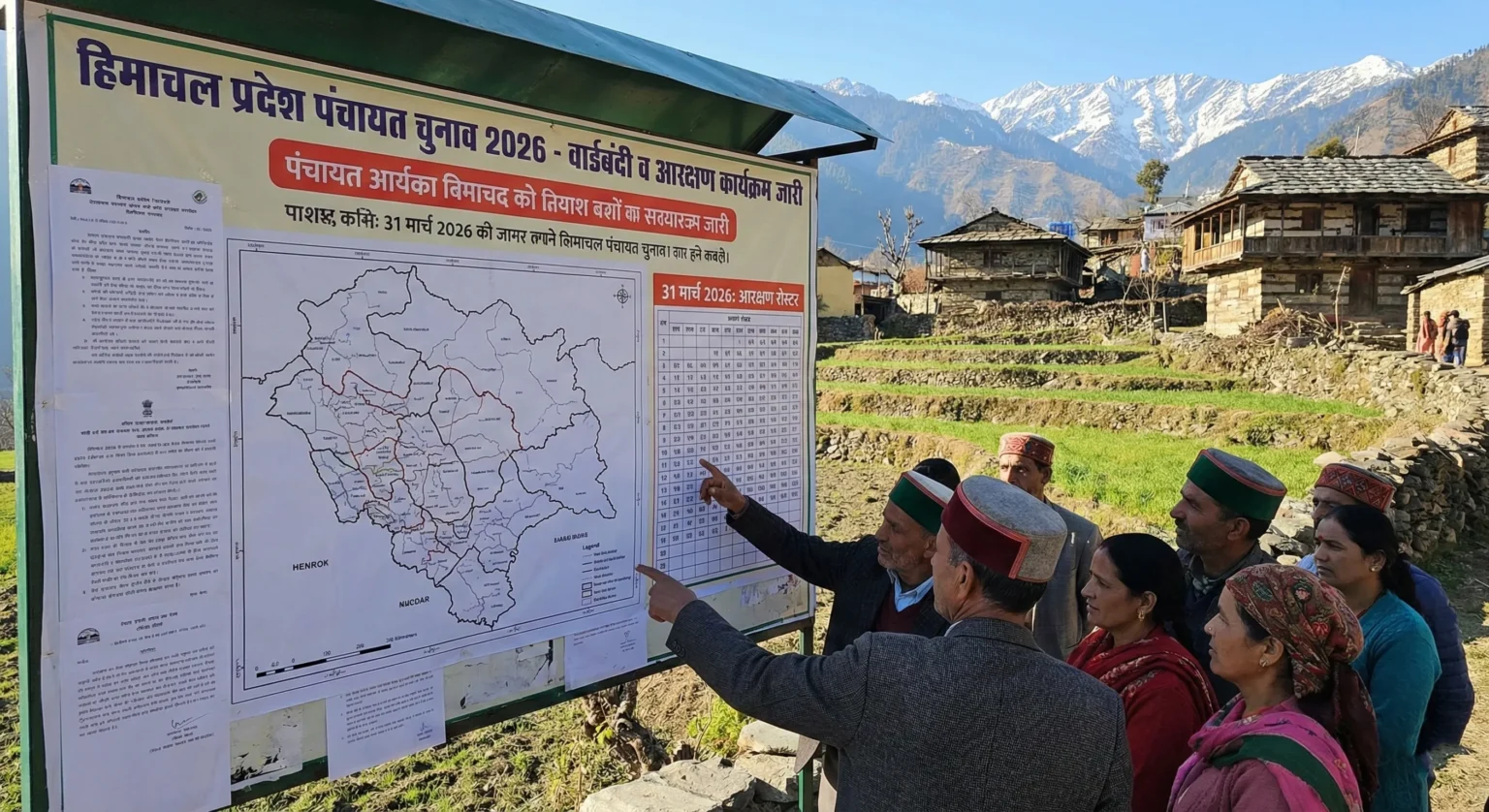 HP Panchayat Polls: Delimitation Schedule Out, Roster by March 31