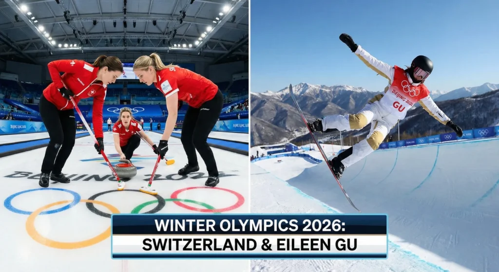 Winter Olympics: Swiss Curling Brilliance; Eileen Gu Set for Halfpipe Winter Olympics: Swiss Curling Brilliance; Eileen Gu Set for Halfpipe