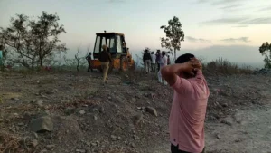 Body of Missing Youth from Ghumarwin Found in Gorge Police and local people conducting a search operation in a hilly area near Swarghat in Bilaspur district Himachal Pradesh