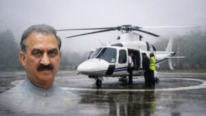 Helicopter carrying Himachal Pradesh CM Sukhvinder Singh Sukhu diverted to Una after bad weather prevented landing in Nadaun